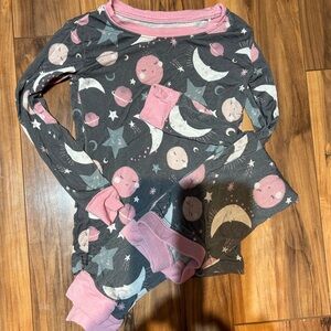 Little Sleepies pink moon 3t